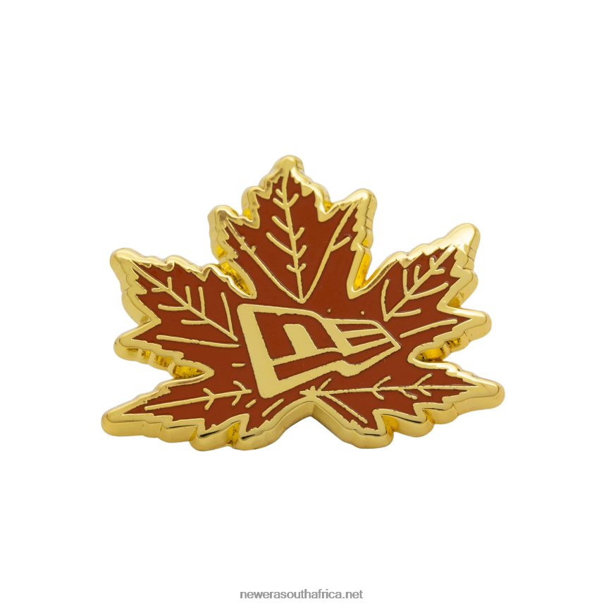 Maple Leaf Gold Pin Badge New Era TRBRBN3215