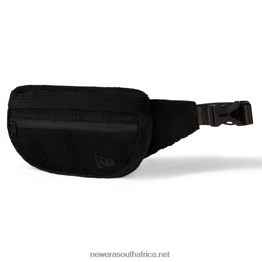 Corduroy Black Mini Waist Bag New Era TRBRBN3187