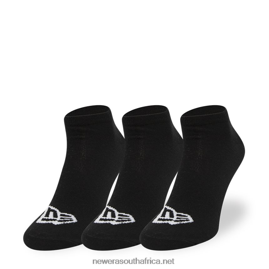Flag 3 Pack Sneaker Black Socks New Era TRBRBN3208