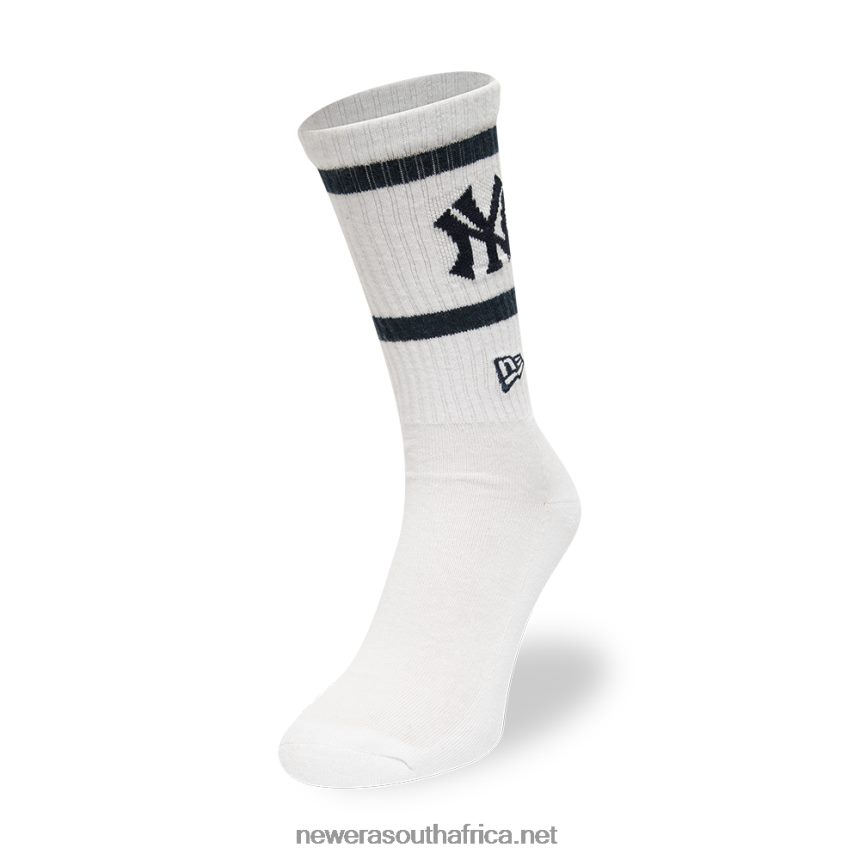 New York Yankees MLB Premium White Socks New Era TRBRBN3214