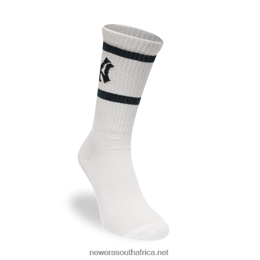 New York Yankees MLB Premium White Socks New Era TRBRBN3214