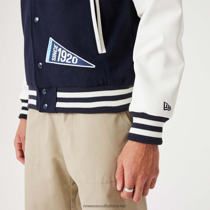 Heritage All Over Patch Navy Varsity Jacket New Era TRBRBN2564