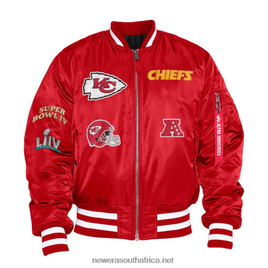Kansas City Chiefs x Alpha Industries Red Reversible Bomber Jacket New Era TRBRBN2576