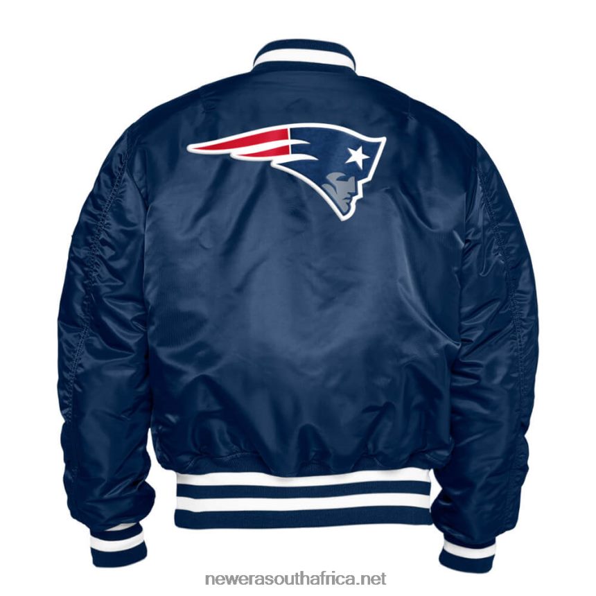 New England Partriots x Alpha Industries Navy Reversible Bomber Jacket New Era TRBRBN2578