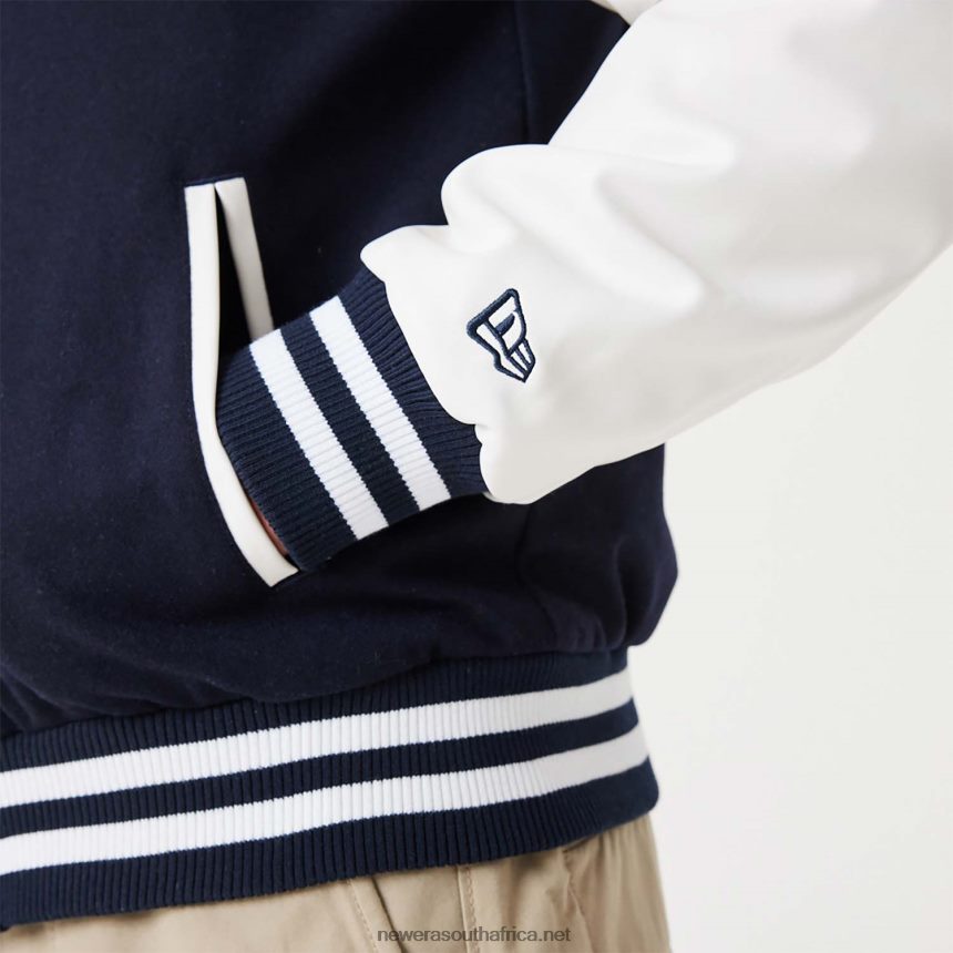 New York Yankees MLB Heritage Dark Blue Varsity Jacket New Era TRBRBN2572