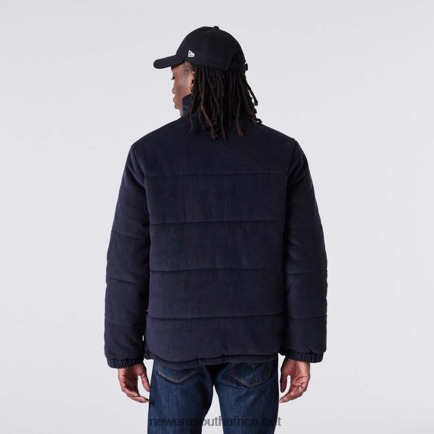 New York Yankees MLB Navy Cord Puffer Jacket New Era TRBRBN2575