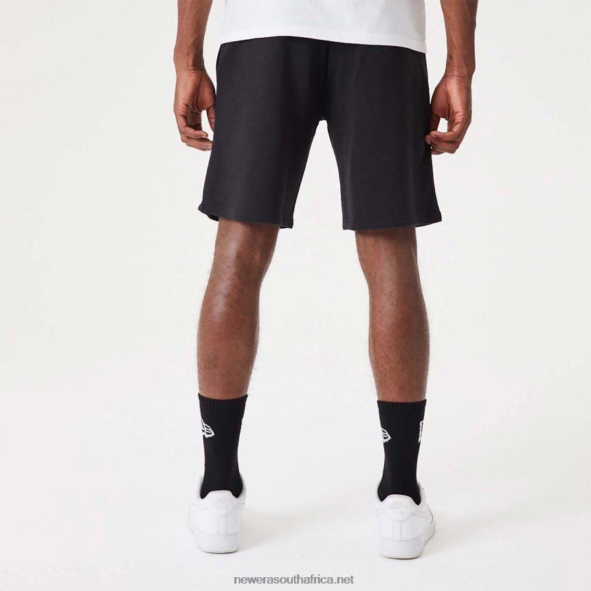 Brooklyn Nets NBA Wordmark Black Oversized Shorts New Era TRBRBN2633