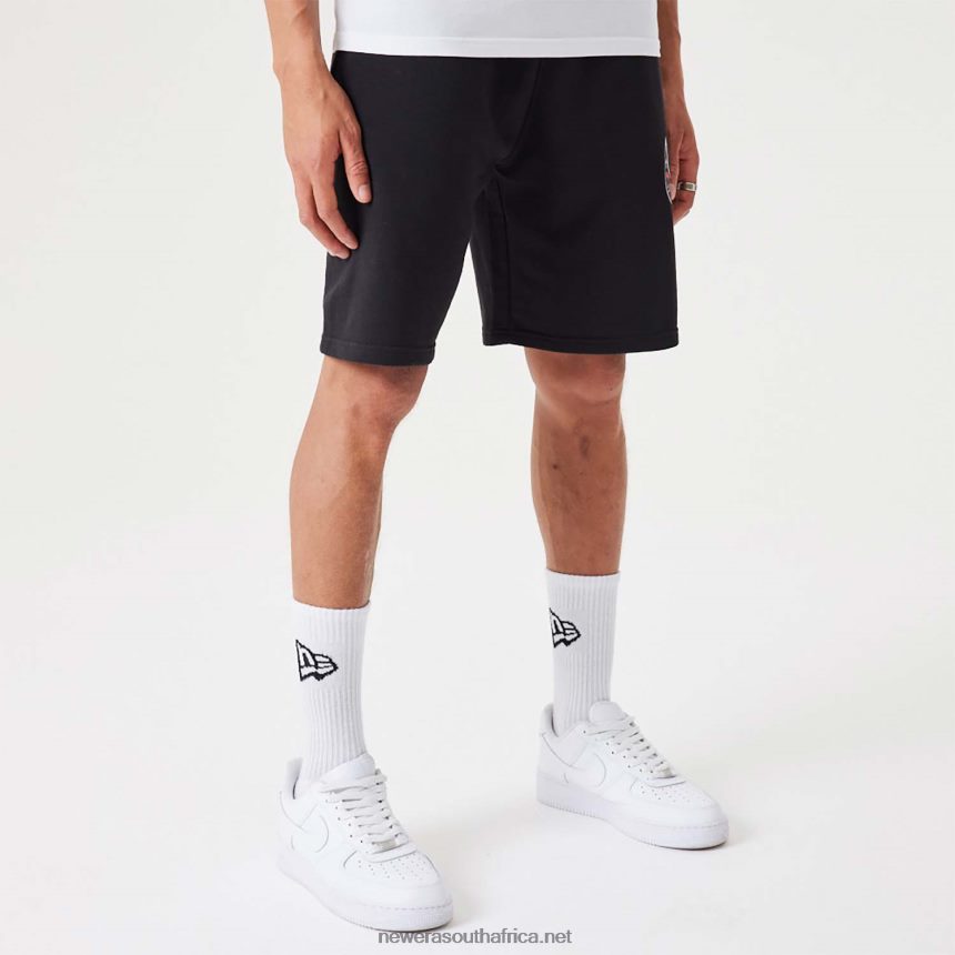 Chicago Bulls NBA Team Logo Black Shorts New Era TRBRBN2640