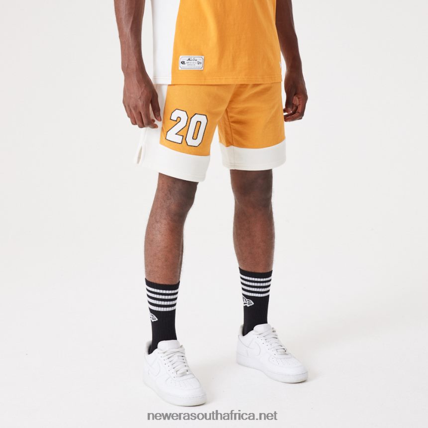 Contemporary Medium Orange Oversized Shorts New Era TRBRBN2641