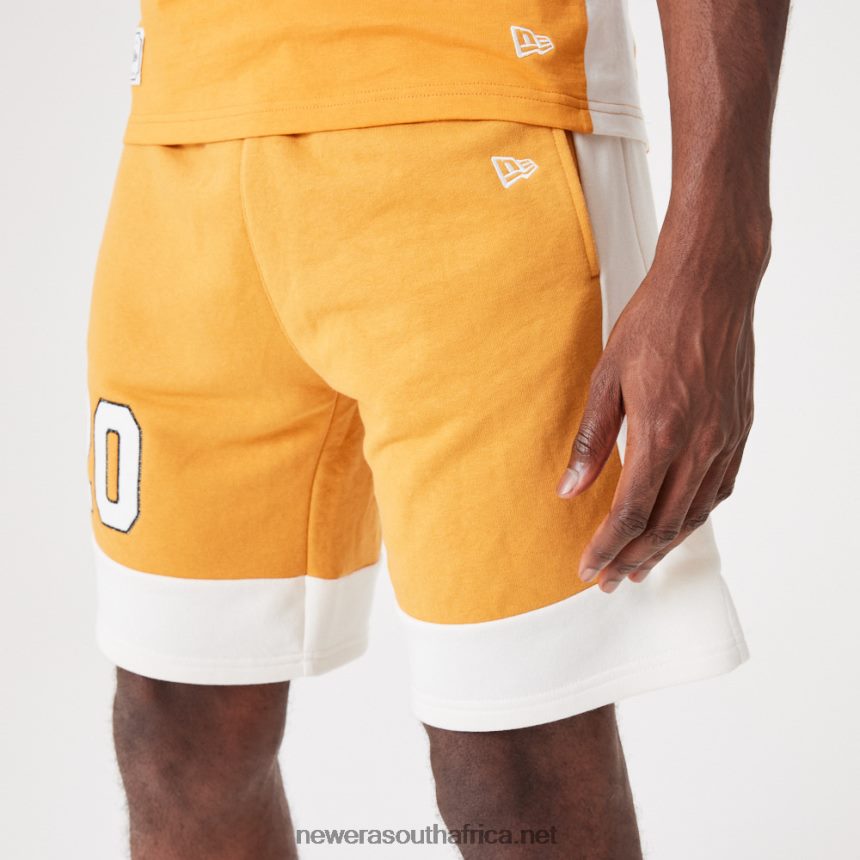 Contemporary Medium Orange Oversized Shorts New Era TRBRBN2641