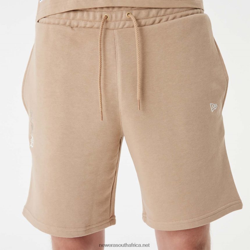 Detroit Tigers MLB Stacked Logo Brown Shorts New Era TRBRBN2625