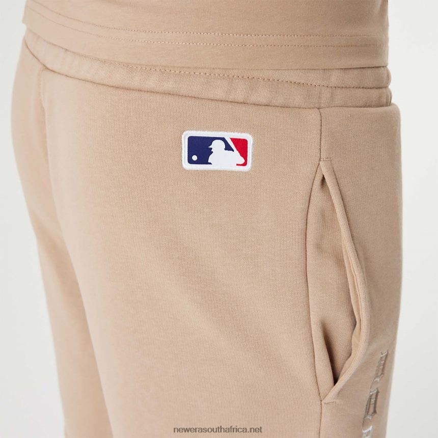 Detroit Tigers MLB Stacked Logo Brown Shorts New Era TRBRBN2625