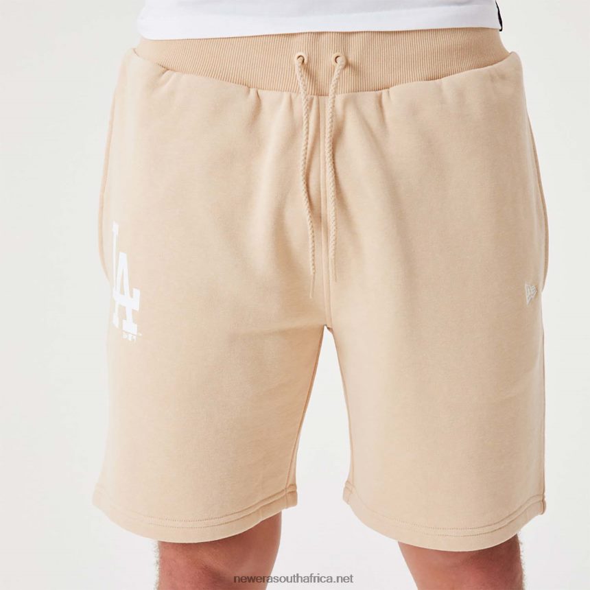 LA Dodgers MLB League Essential Light Beige Shorts New Era TRBRBN2642