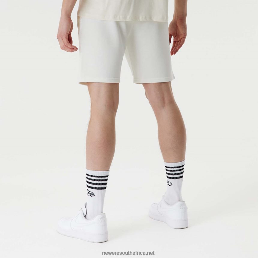 LA Dodgers MLB Stacked Logo White Shorts New Era TRBRBN2629