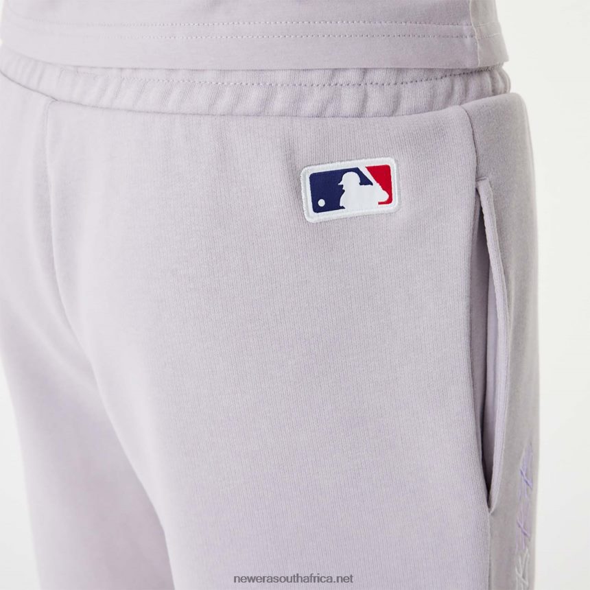 New York Yankees MLB Stacked Logo Purple Shorts New Era TRBRBN2631