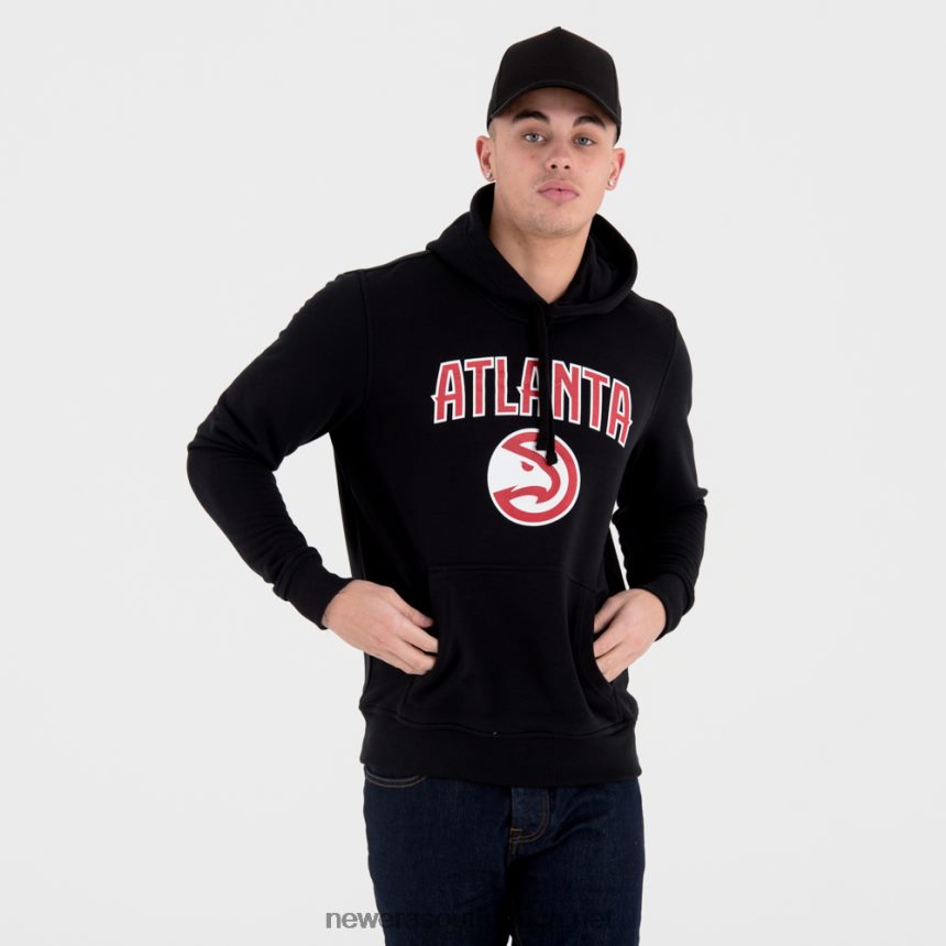 Atlanta Hawks Team Logo Black Hoodie New Era TRBRBN2687