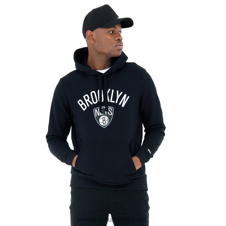 Brooklyn Nets Black Hoodie New Era TRBRBN2724