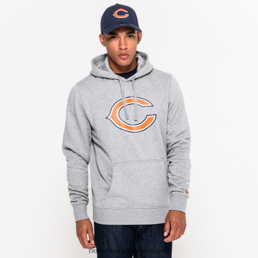 Chicago Bears Team Logo Grey Hoodie New Era TRBRBN2749
