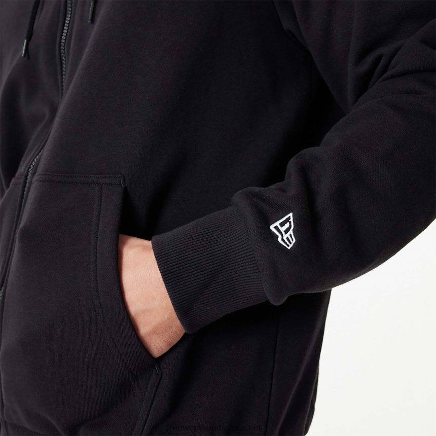 Chicago Bulls NBA Essentials Black Full-Zip Hoodie New Era TRBRBN2680