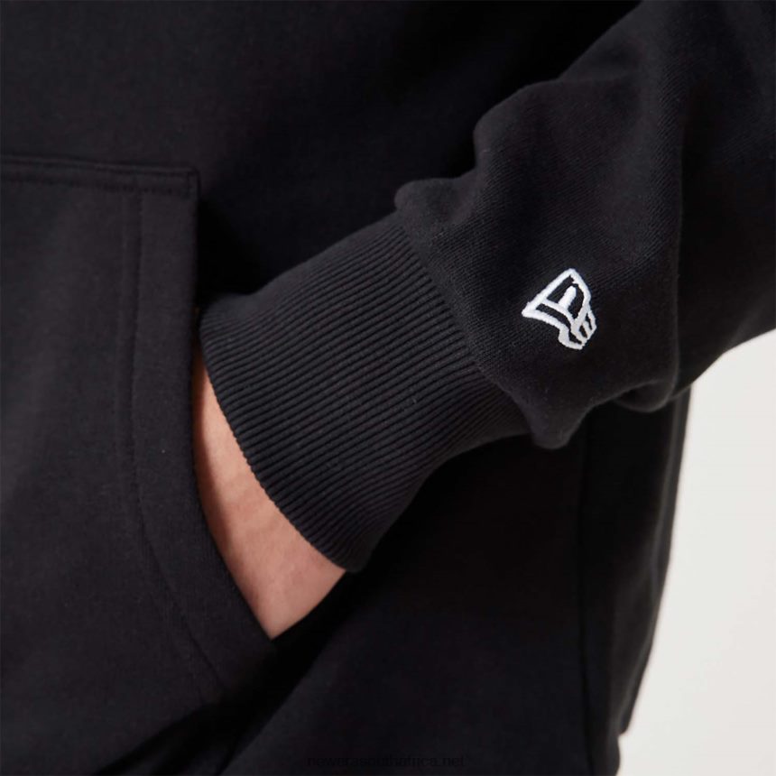 Chicago Bulls NBA Infill Team Logo Black Pullover Hoodie New Era TRBRBN2688