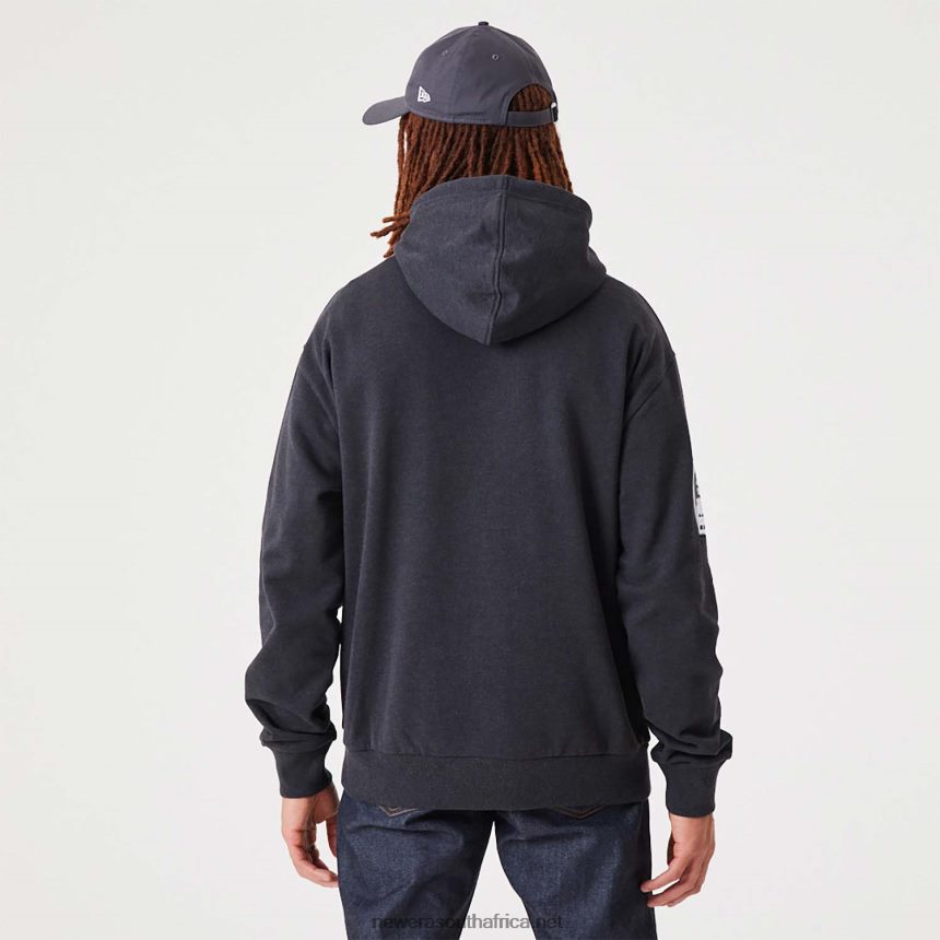 Chicago White Sox MLB Heritage Medium Grey Oversized Hoodie New Era TRBRBN2713