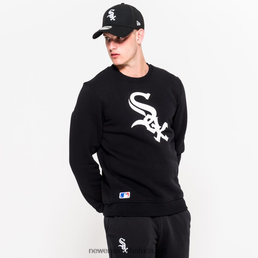 Chicago White Sox Team Black Crew Neck Sweatshirt New Era TRBRBN2788