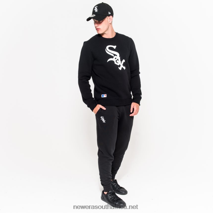 Chicago White Sox Team Black Crew Neck Sweatshirt New Era TRBRBN2788