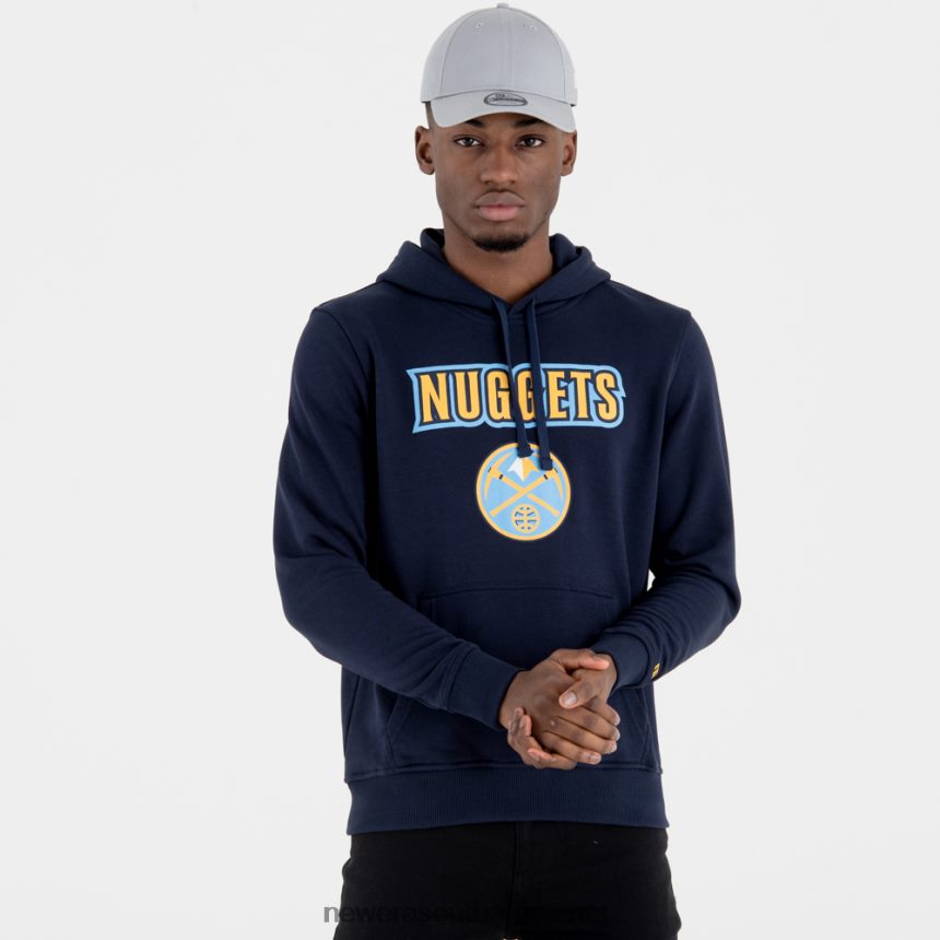 Denver Nuggets Team Logo Navy Hoodie New Era TRBRBN2711