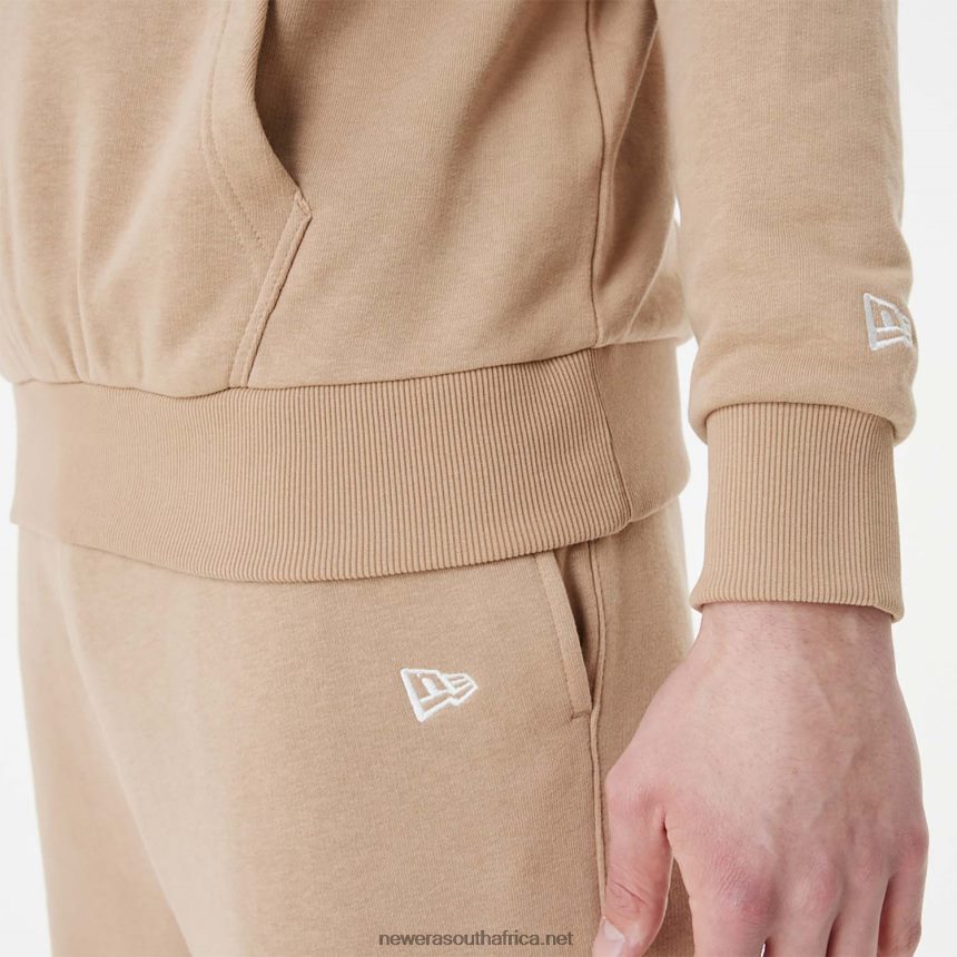 Detroit Tigers MLB Stacked Logo Brown Pull Over Hoodie New Era TRBRBN2656