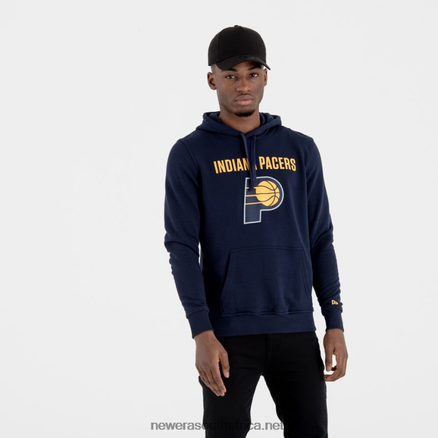Indiana Pacers NBA Team Logo Navy Hoodie New Era TRBRBN2811