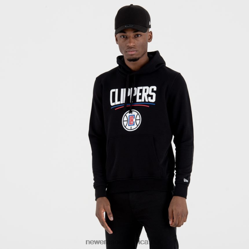 LA Clippers Team Logo Black Hoodie New Era TRBRBN2727