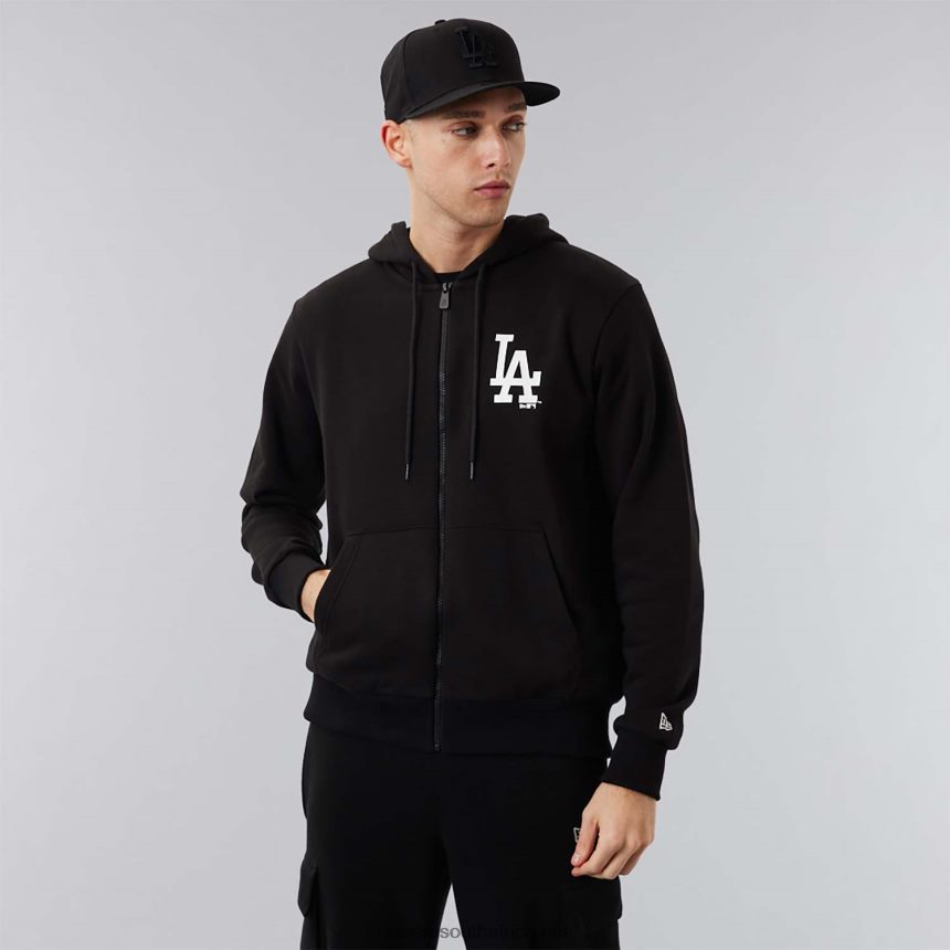 LA Dodgers MLB League Essential Black Full-Zip Hoodie New Era TRBRBN2760
