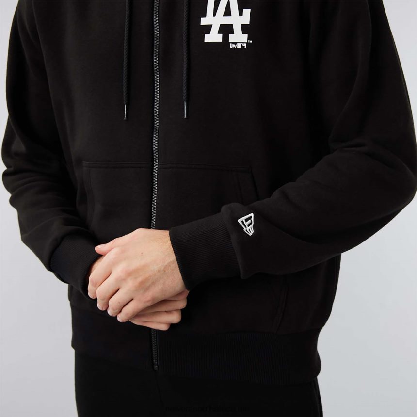 LA Dodgers MLB League Essential Black Full-Zip Hoodie New Era TRBRBN2760