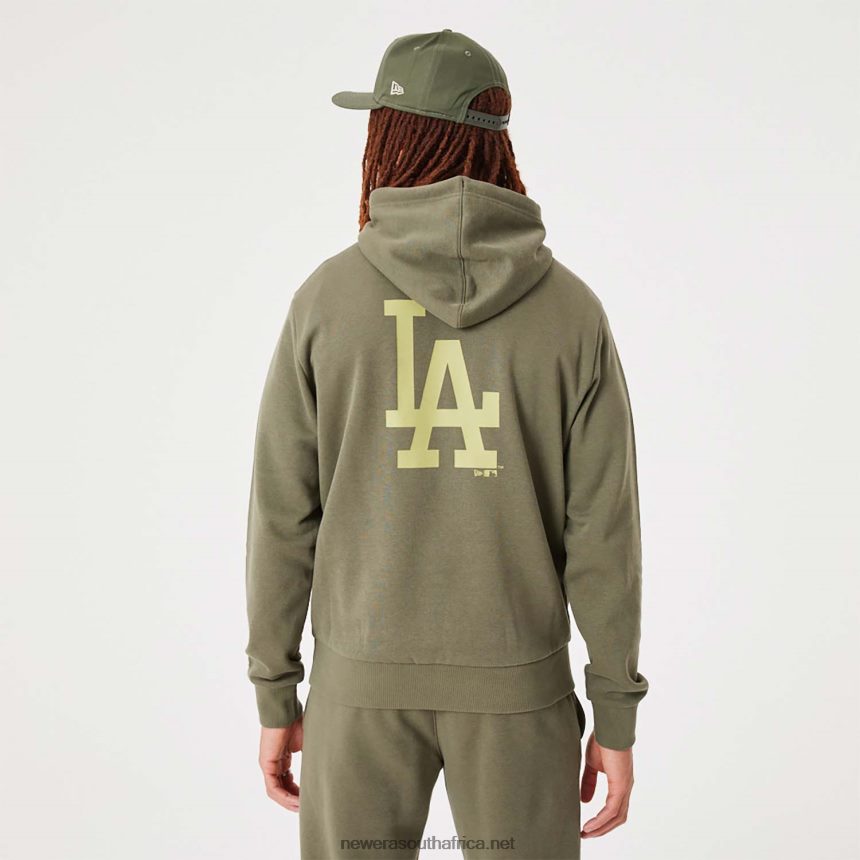 LA Dodgers MLB League Essential Medium Green Pullover Hoodie New Era TRBRBN2736