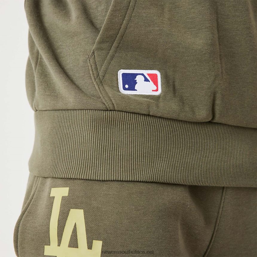 LA Dodgers MLB League Essential Medium Green Pullover Hoodie New Era TRBRBN2736