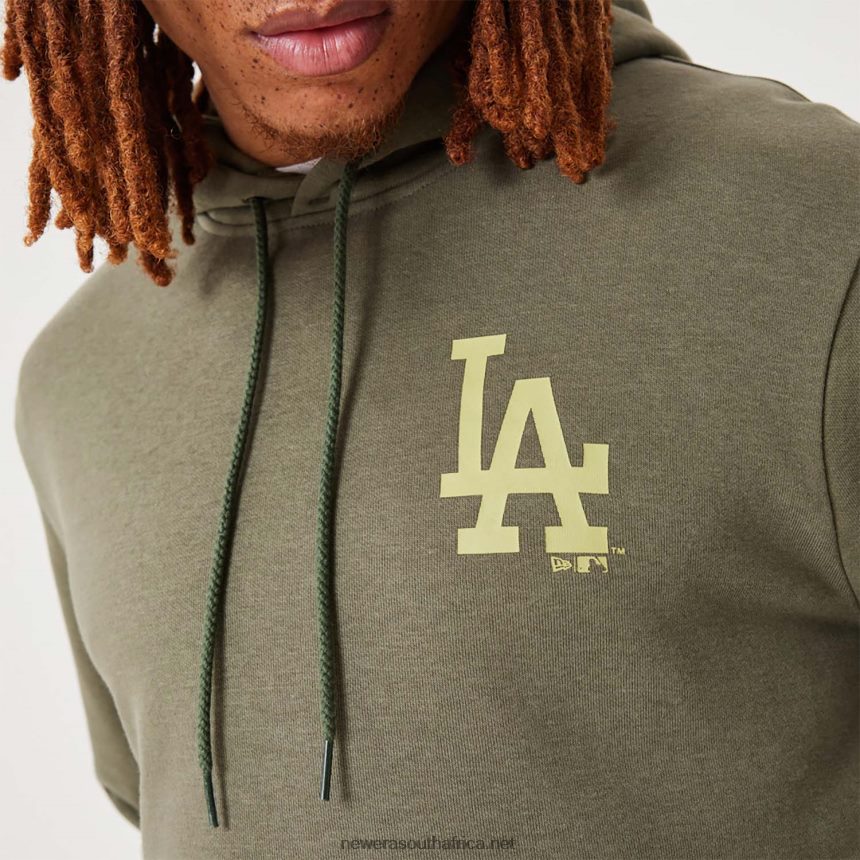LA Dodgers MLB League Essential Medium Green Pullover Hoodie New Era TRBRBN2736