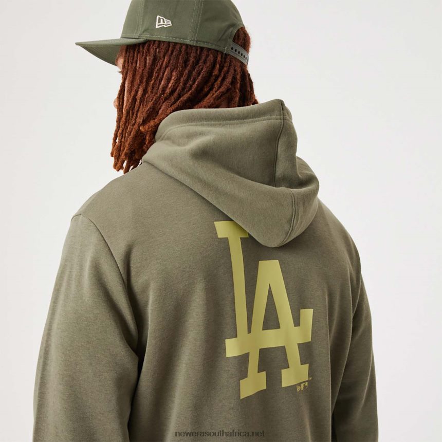 LA Dodgers MLB League Essential Medium Green Pullover Hoodie New Era TRBRBN2736