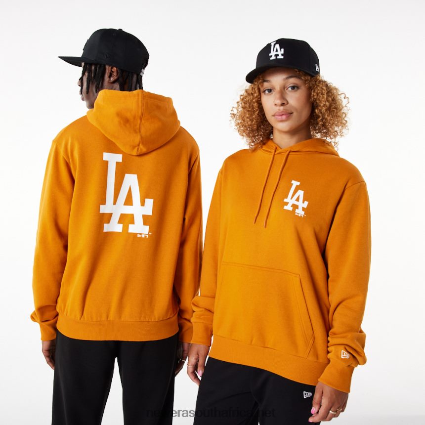 LA Dodgers MLB League Essential Orange Hoodie New Era TRBRBN2714