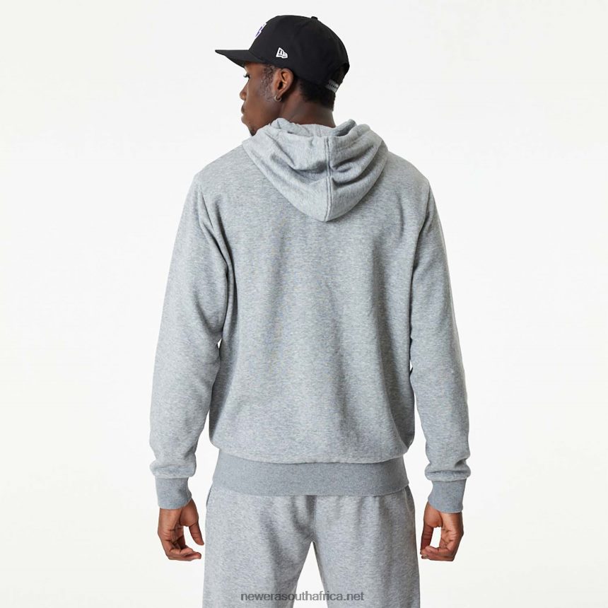 LA Lakers NBA Essentials Medium Grey Full Zip Hoodie New Era TRBRBN2712