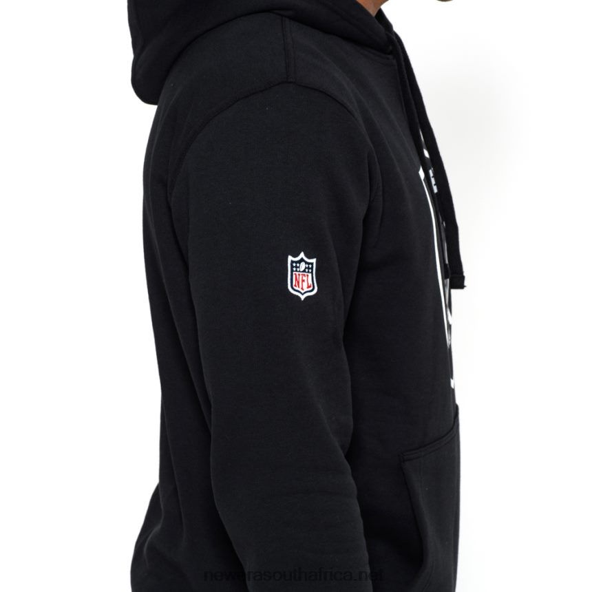 Las Vegas Raiders Pullover Team Logo Black Hoodie New Era TRBRBN2830