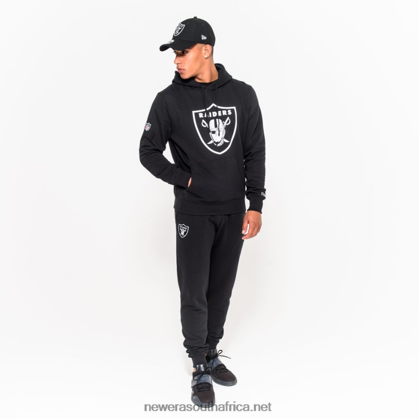 Las Vegas Raiders Pullover Team Logo Black Hoodie New Era TRBRBN2830
