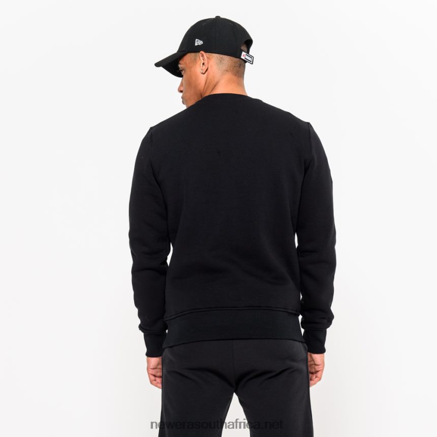 Las Vegas Raiders Team Logo Black Crew Neck Sweatshirt New Era TRBRBN2831