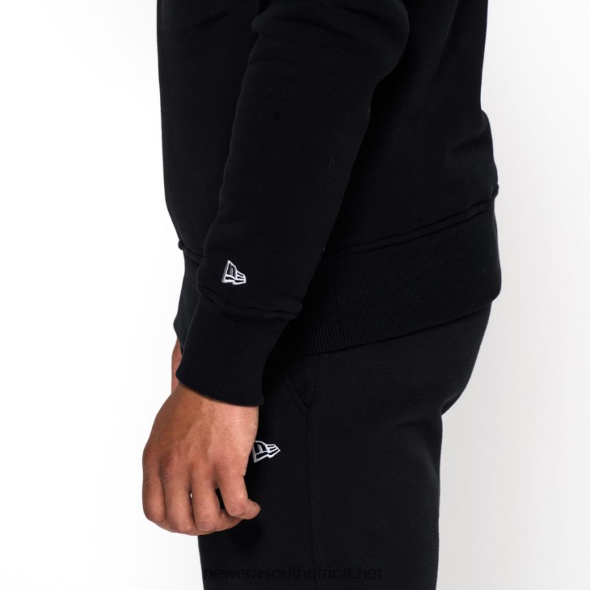 Las Vegas Raiders Team Logo Black Crew Neck Sweatshirt New Era TRBRBN2831