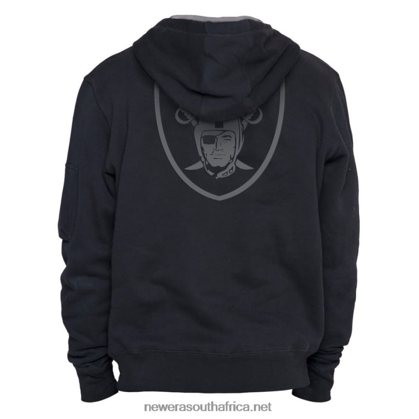 Las Vegas Raiders x Alpha Industreis Black Hoodie New Era TRBRBN2786