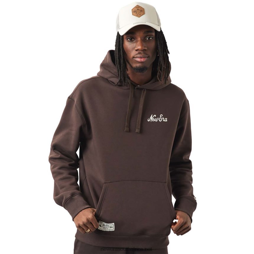 Logo Brown Oversized Hoodie New Era TRBRBN2683