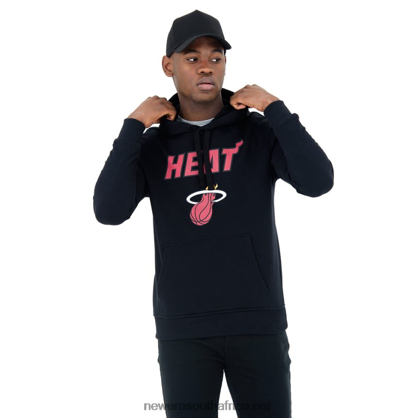 Miami Heat Black Hoodie New Era TRBRBN2661