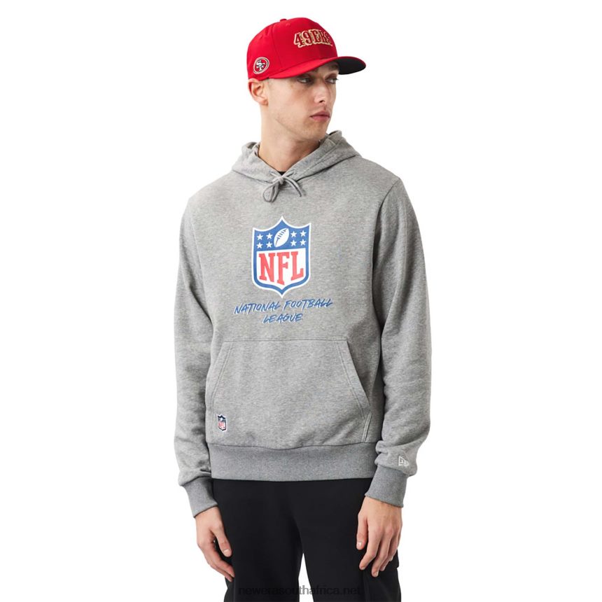 NFL Logo Script Grey Hoodie New Era TRBRBN2787
