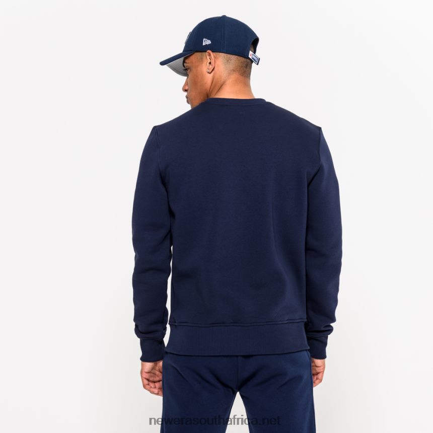 New England Patriots Team Logo Blue Crew Neck Sweatshirt New Era TRBRBN2685