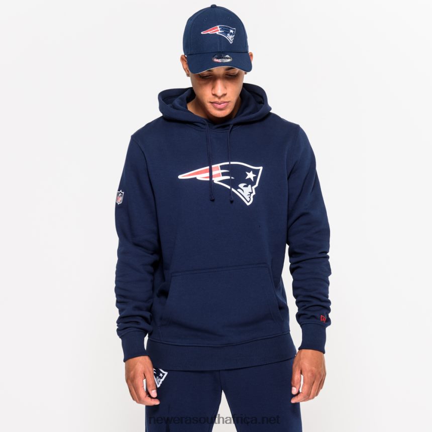 New England Patriots Team Logo Blue Hoodie New Era TRBRBN2693