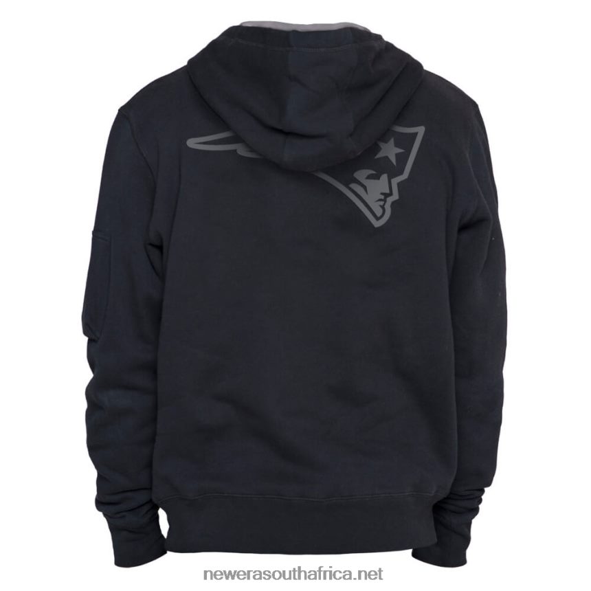 New England Patriots x Alpha Industries Black Hoodie New Era TRBRBN2793